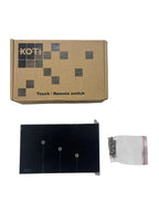 Koti 3 Gang Black Light Switch AC100 240V 50-60Hz