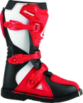 Answer AR1 Boot for Youth Size 1 (Black/Red)