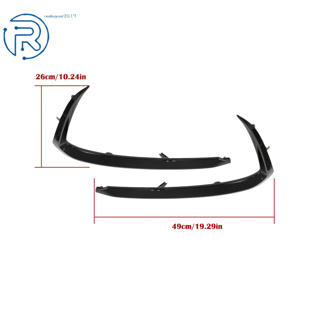 2X Fog Lamp Frame Trim Strips for Mazda CX-9 (2016-2022)