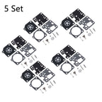 5X Carburetor Rebuild Kit for Echo SRM-225 PB-251 GT-225 (Zama RB-123 RB-188)