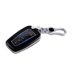 Black Remote Key Fob Case for Toyota Camry Corolla C-HR RAV4 Prius (2018-2023)