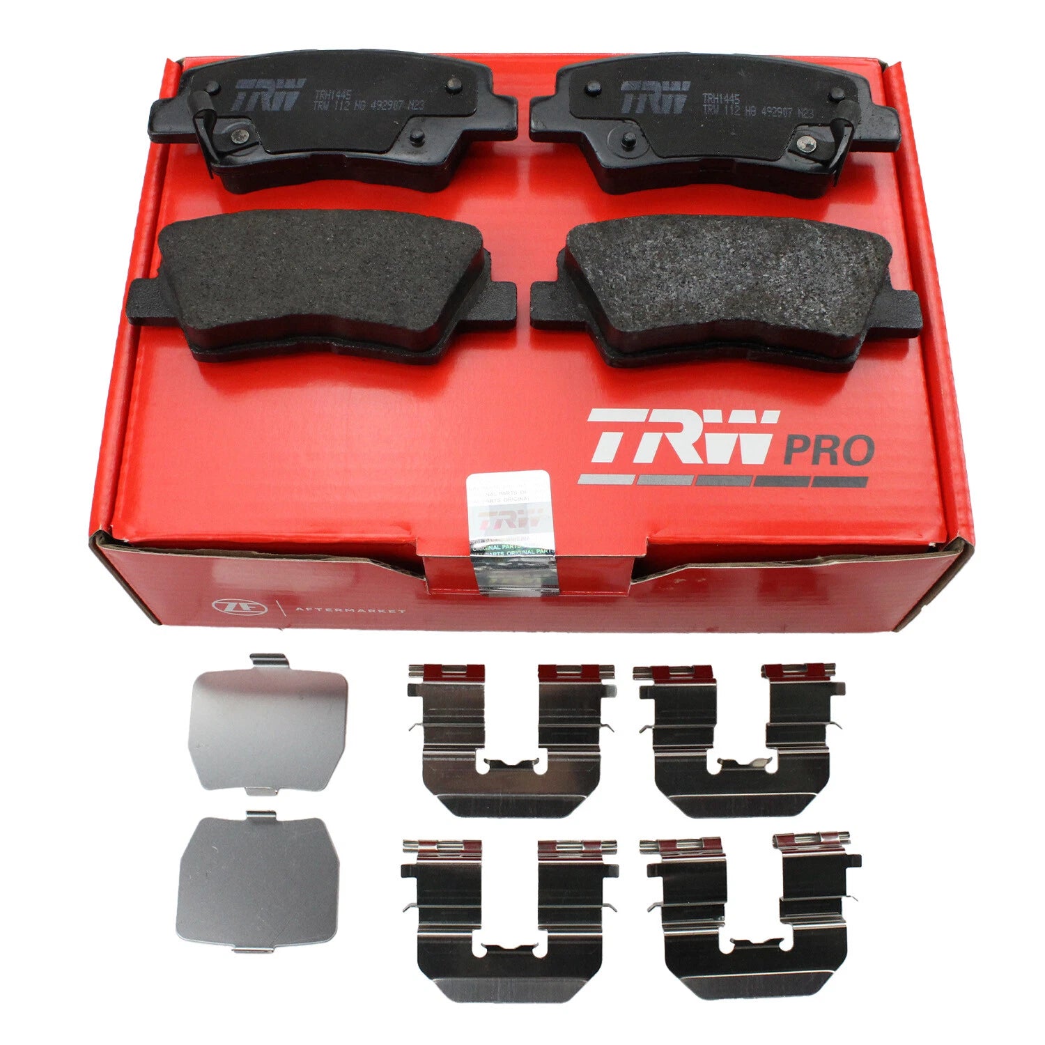 TRW Pro Rear Low-Met Brake Pads with Clips for Hyundai Azera Sonata (2006–2019)