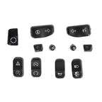 11 Pieces Control Switch Cap Buttons for Harley Davidson Glide Road King (2014–2019)