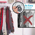 18PCS Space Saving Hanger Hooks for Organizing Closets (Fits All Models)