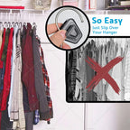 18PCS Space Saving Hanger Hooks for Organizing Closets (Fits All Models)