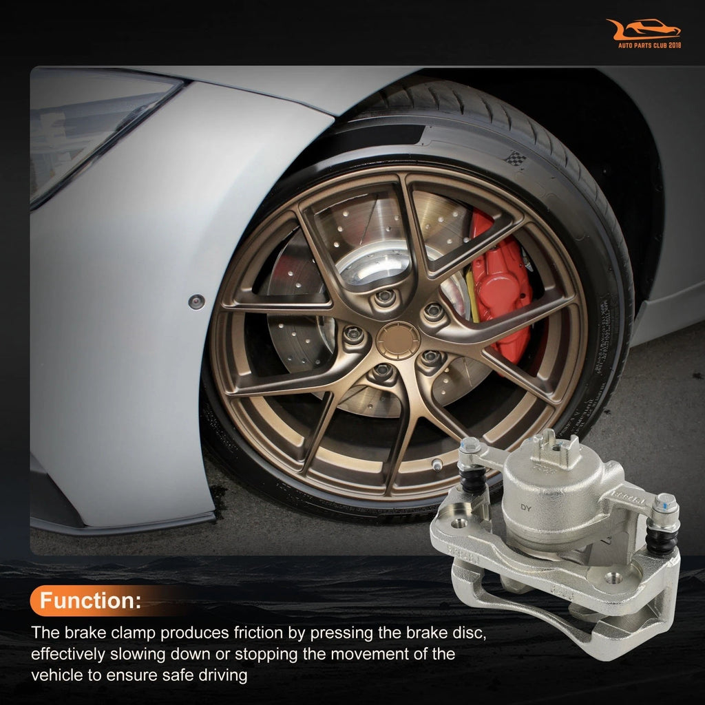 Front Pair Brake Calipers w/ Bracket for Honda Pilot (2003–2008)