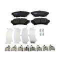 Set of 4 TRW Pro Rear Ceramic Slotted Brake Pads for Highlander Sienna RX450h RX350 (2001–2023)