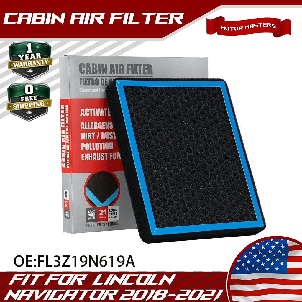 HEPA Cabin Air Filter for Ford Expedition (2018) F-150 (2017) FL3Z19N619A