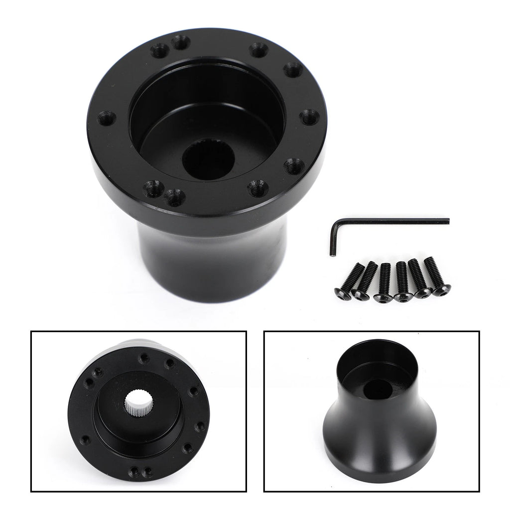 Aluminum Steering Wheel Adapter Hub for Club Car DS (1984–Present) Black