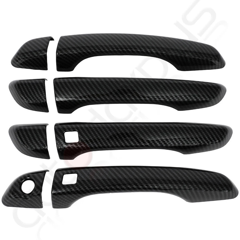 Set of 2 Carbon Fiber Door Handle Covers for Hyundai Elantra (2017–2020)
