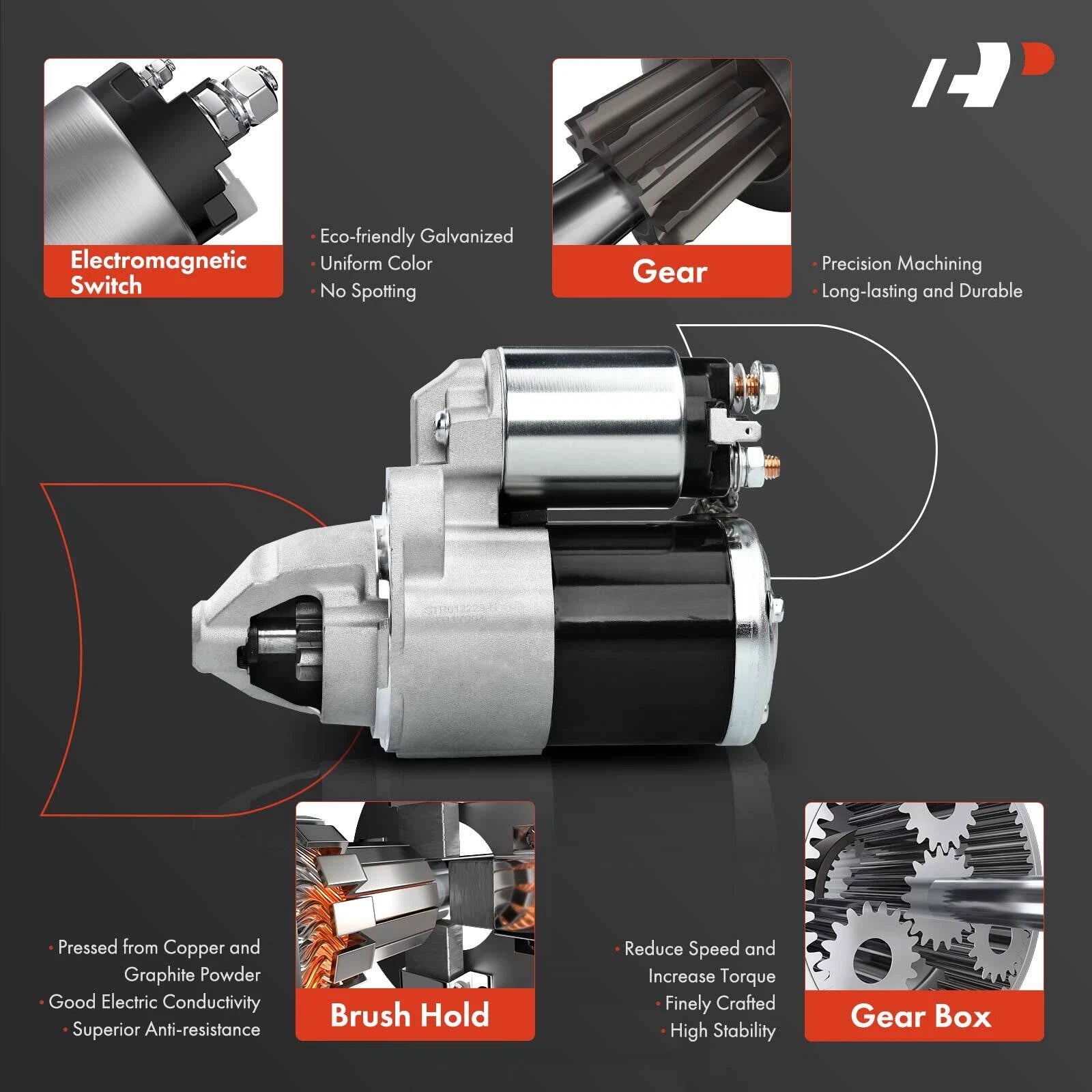 Starter Motor for Chevy Malibu, Buick Rendezvous (2006-2007)