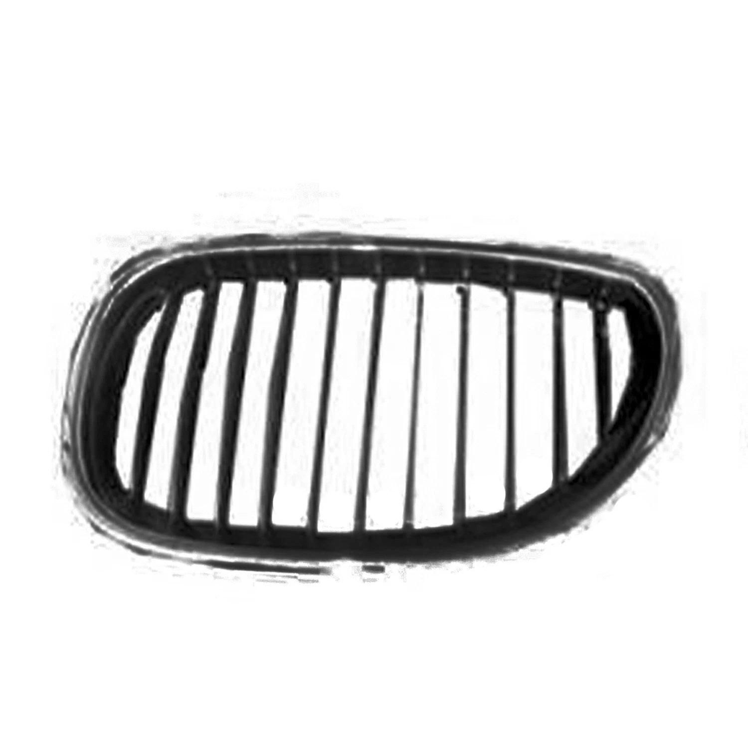 Replacement Driver Side Grille Black Chrome Plastic for BMW 5 Series (2006–2010)