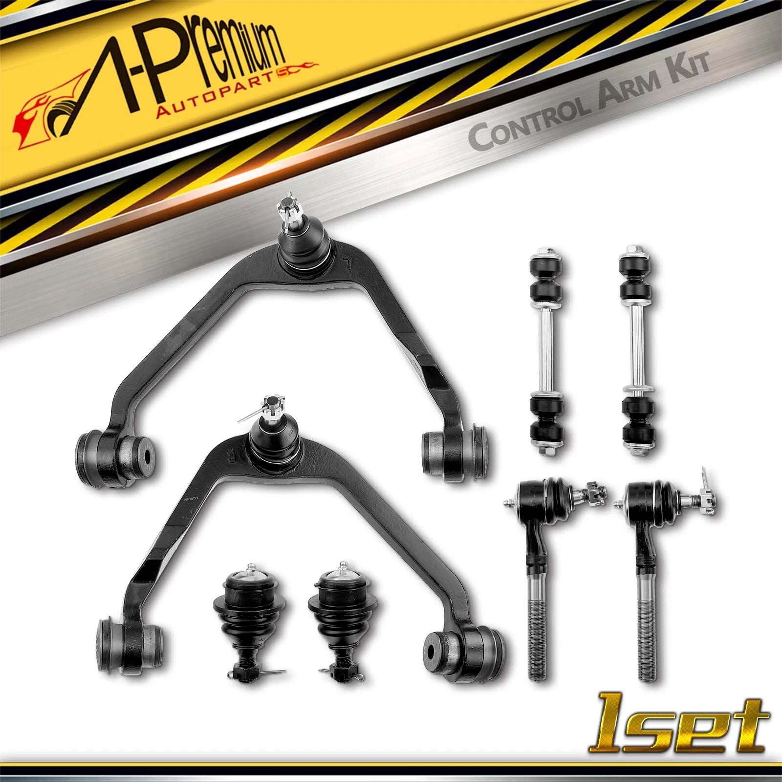 Front Lower Control Arm & Outer Tie Rod End for Toyota RAV4 (2019–2024)