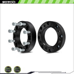 2Pcs 1.5" Wheel Adapters 8x6.5 to 8x180 14x1.5 for Silverado Sierra 2500 3500 (2001–2023)