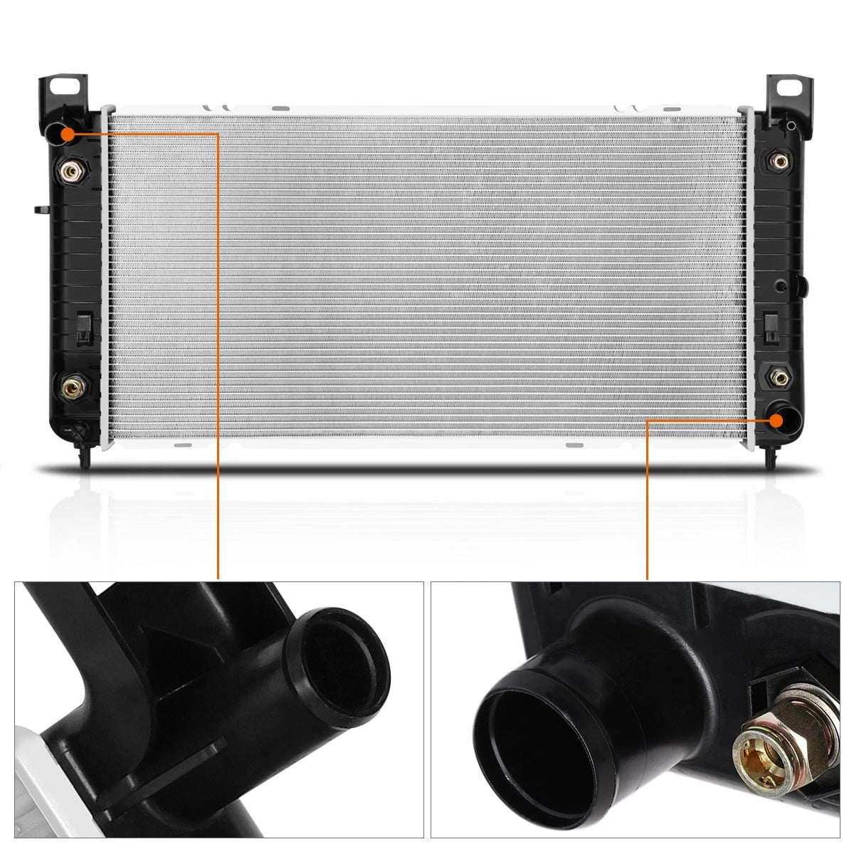 34" W Core Aluminum Radiator for Silverado/Sierra (1999–2013) DPI-2370