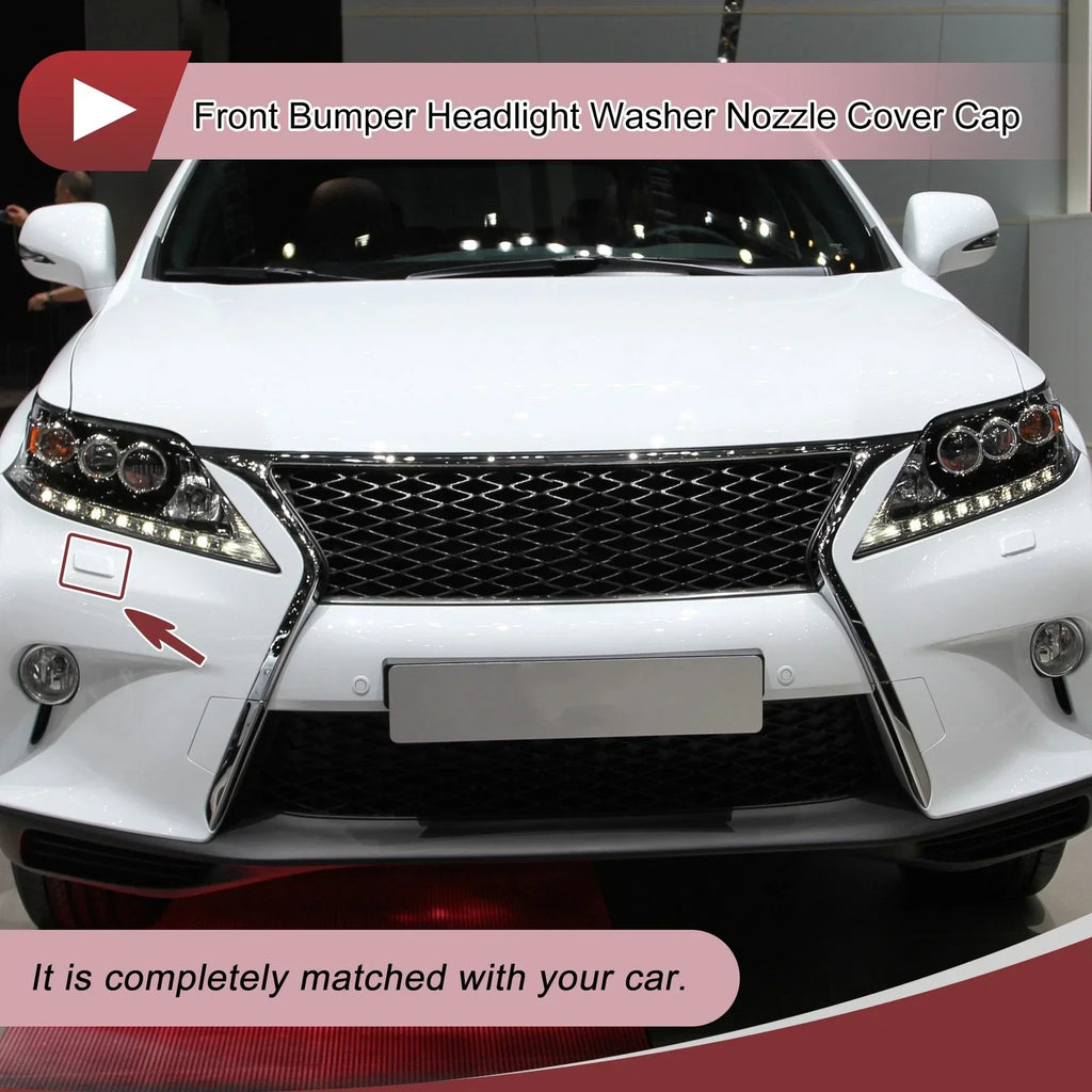 Bumper Headlight Washer Nozzle Cap for Lexus RX350 (2013-2015) Unpainted