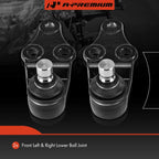2X Front Lower Ball Joint for Kia Soul (2014–2019) Soul EV (2015–2019)