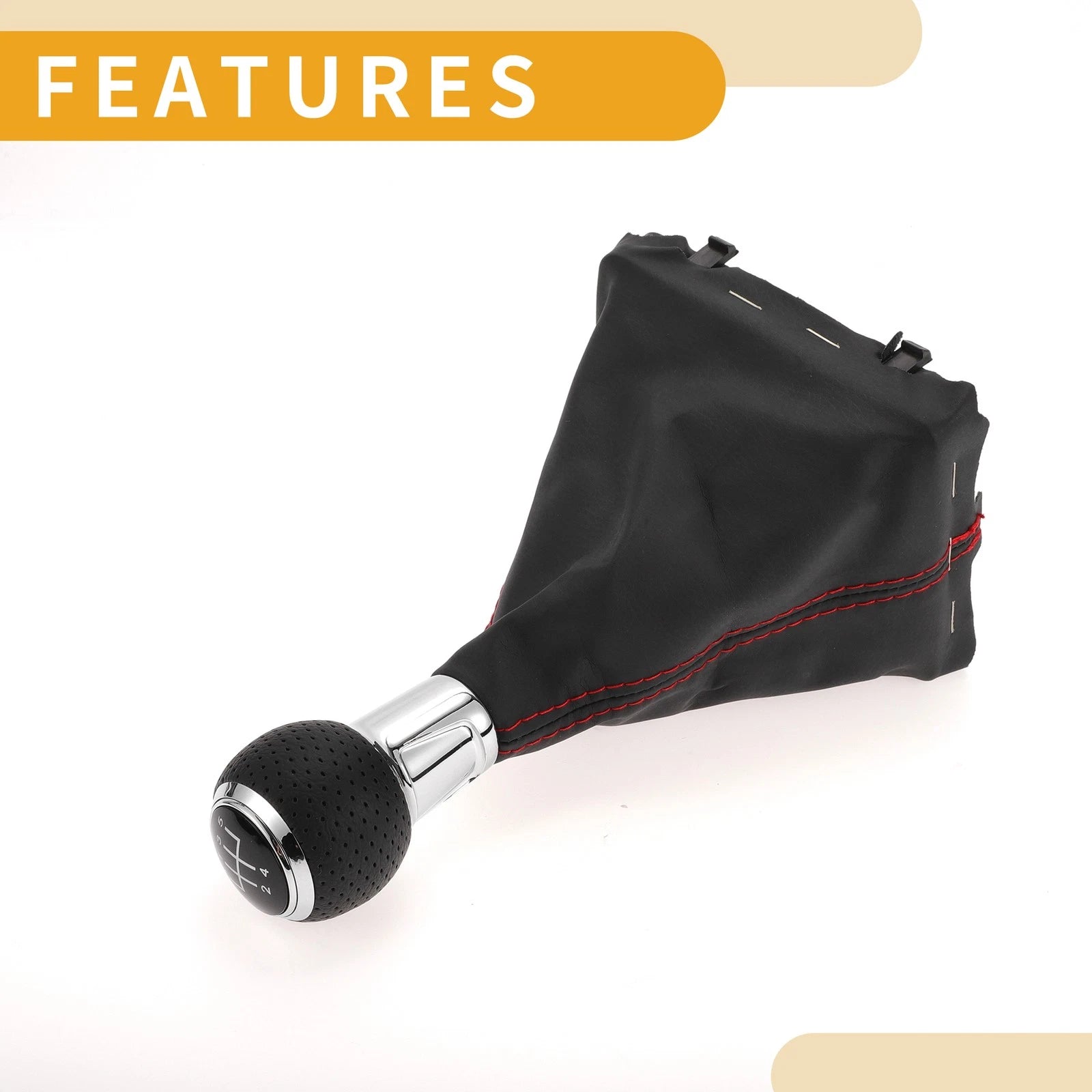 5 Speed Gear Shift Knob with Cover for Audi A3 (2008–2013)
