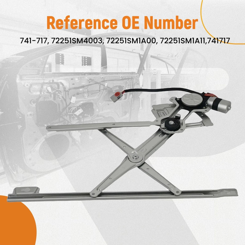 Electric Window Lifter FL for Honda Accord (1990–1993) 741-717