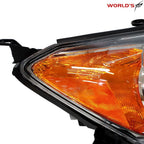 Set of 2 Headlight Lamps for Toyota Rav4 Sport (2009–2012) Black Housing
