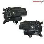 Headlights for Jeep Cherokee (2014–2018) Halogen Projector Black