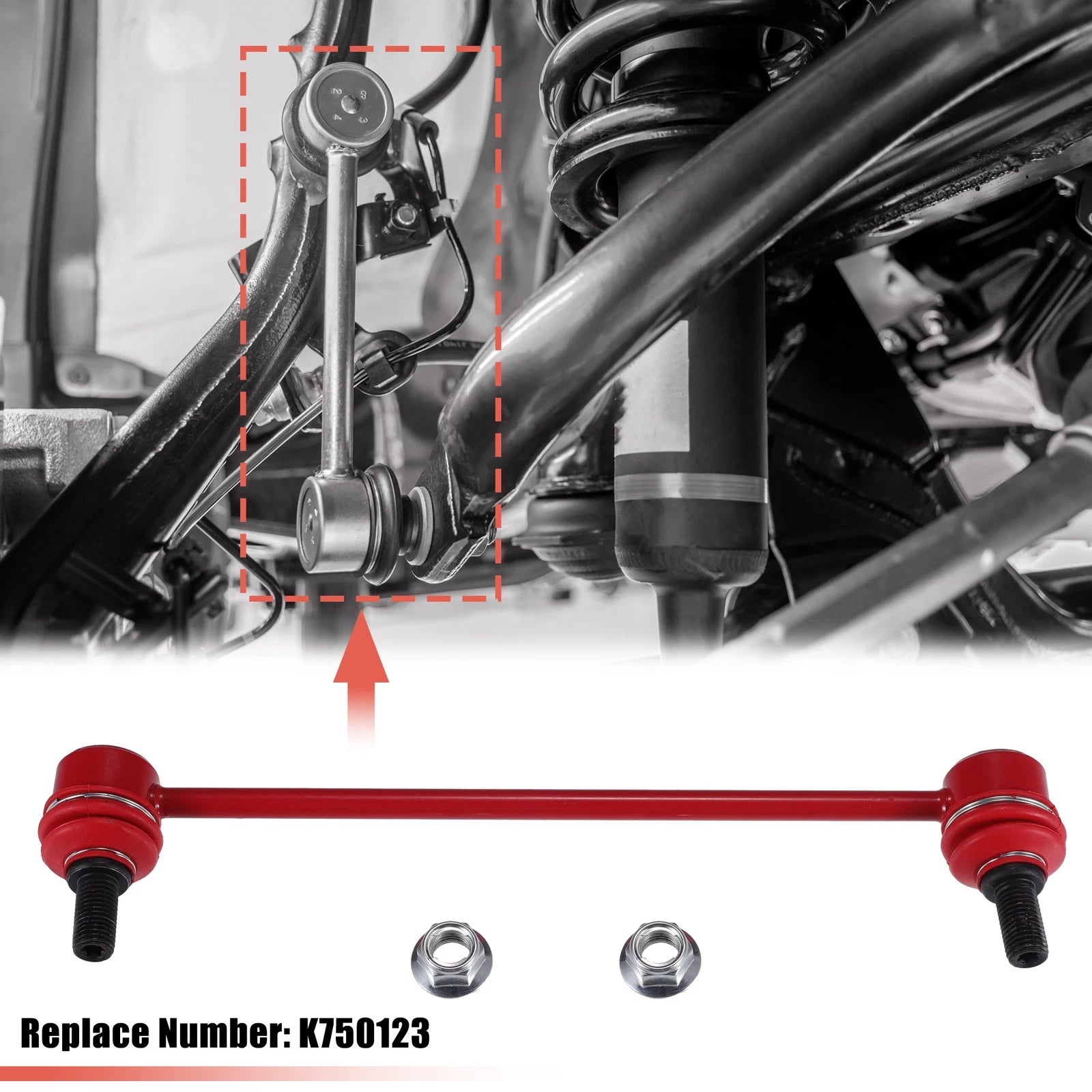 2X Front Stabilizer Sway Bar End Links for Toyota Camry Avalon (No.K750123)