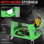 Mechanics Roller Seat for Tool Use (16.14x10.62x13.78in, 300lbs Capacity)