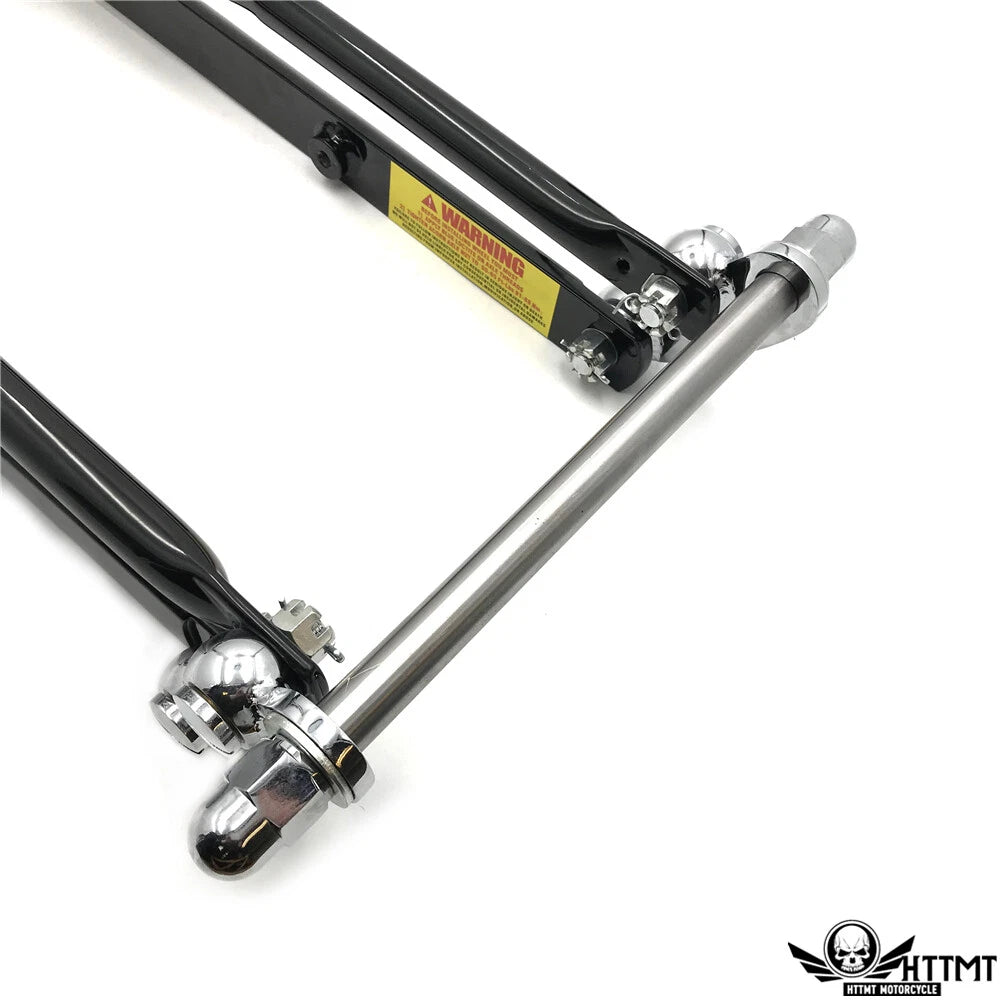 18" Springer Front End + Handlebar Adapter + 4" Riser for Harley
