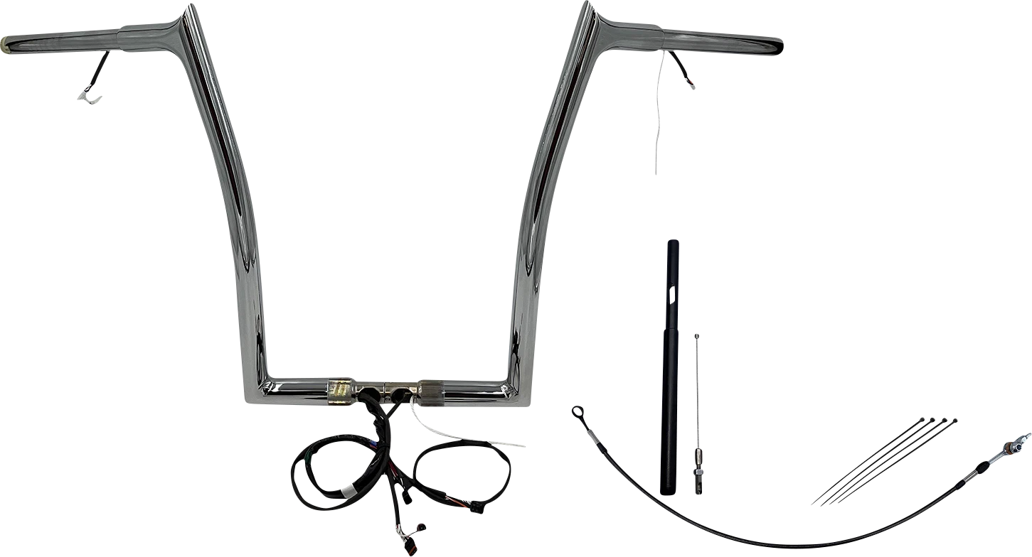 1-1/4" Pointed Top Handlebar Kit for Harley Davidson (16")