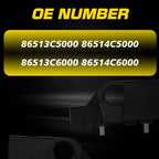 Set of 2 Front Bumper Retainer Brackets for Kia Sorento (2016-2020)