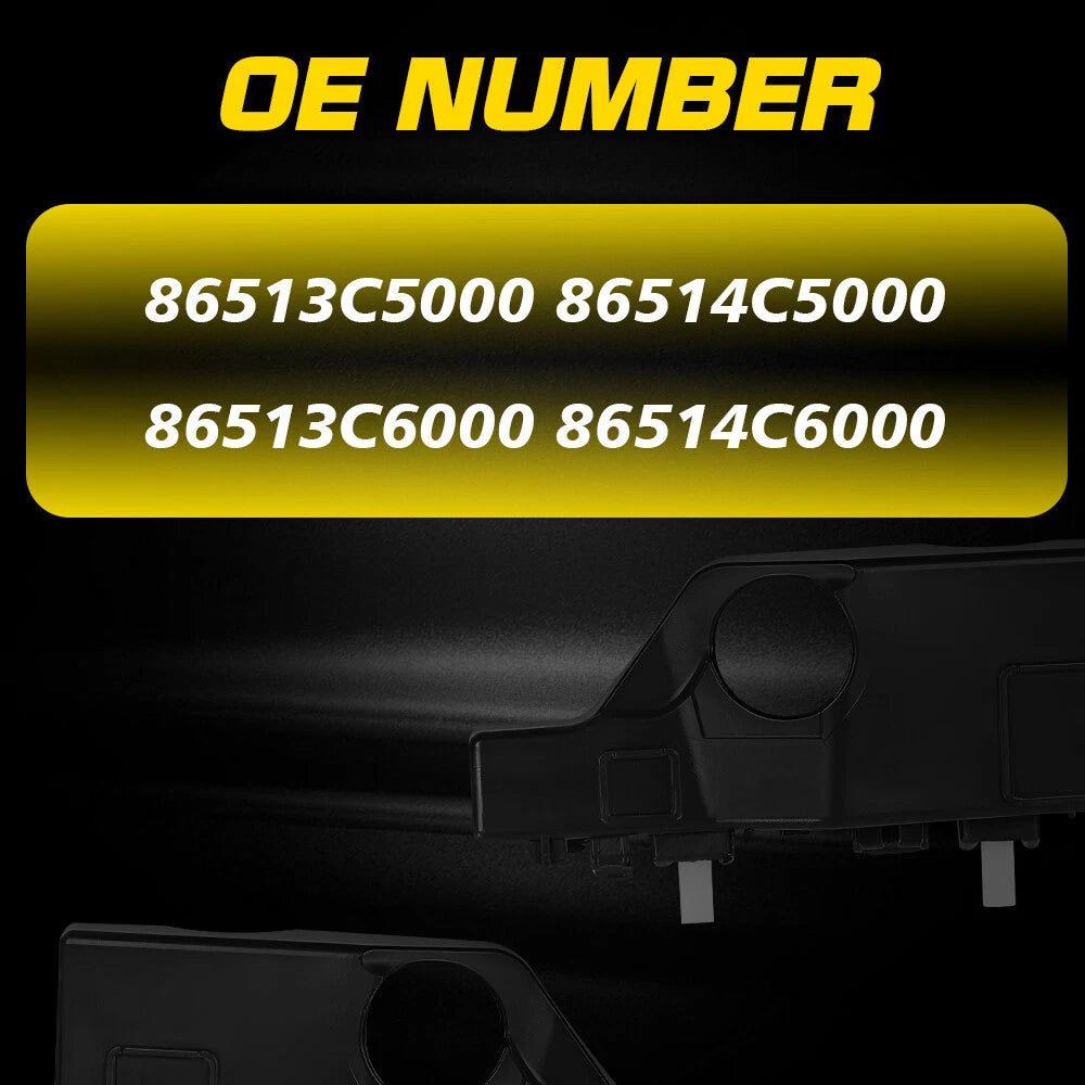 Set of 2 Front Bumper Retainer Brackets for Kia Sorento (2016-2020)