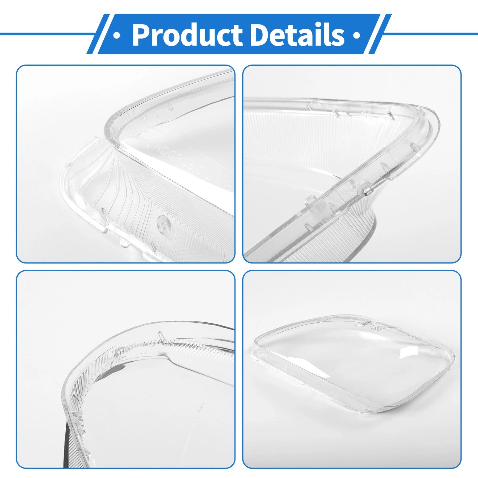 Headlight Lens Cover for Honda CR-V (2005–2006) PC Clear