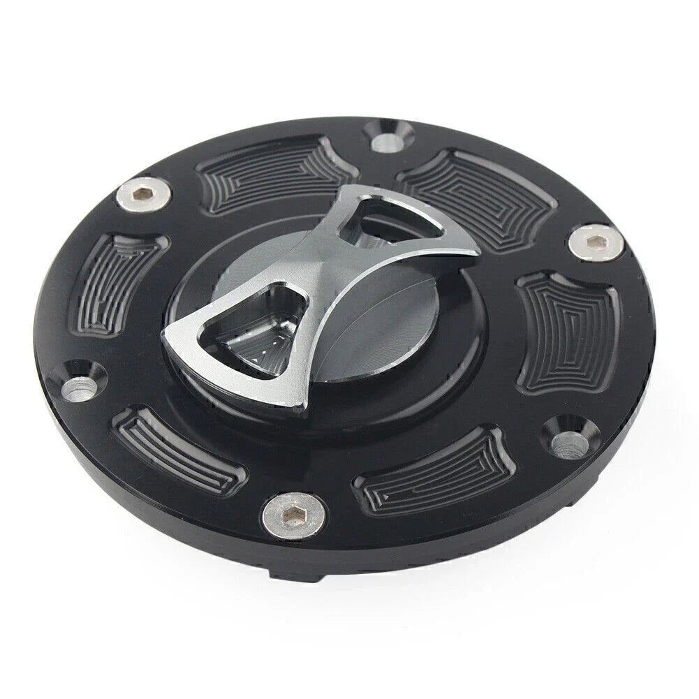 Aluminum Fuel Gas Tank Cap Cover for Kawasaki Ninja 250R EX250 EX300 (2013-2014)