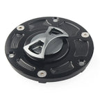 Aluminum Fuel Gas Tank Cap Cover for Kawasaki Ninja 250R EX250 EX300 (2013-2014)