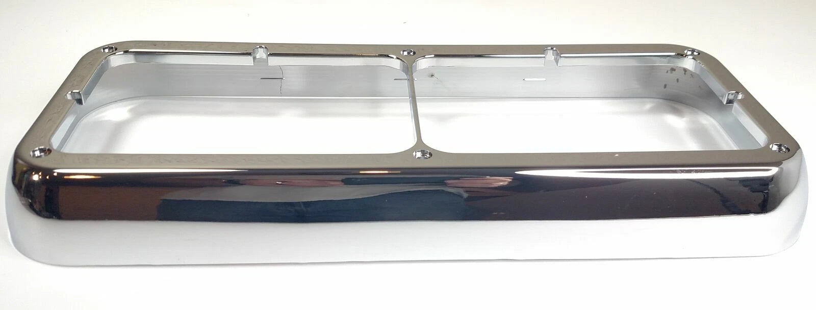 Chrome Plastic Headlight Bezel for Dual Rectangle 4x6 Headlamp (Fitment)