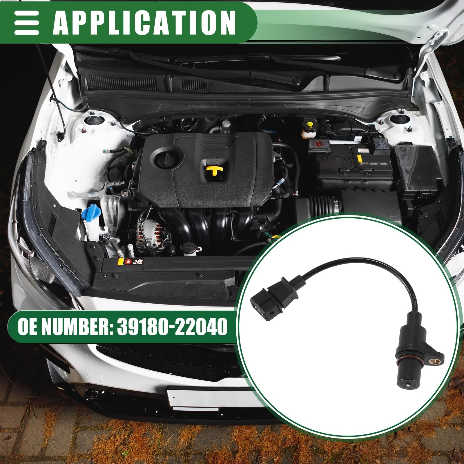Crankshaft Position Sensor for Hyundai Accent 1.6L (2010–2017) 703820746928