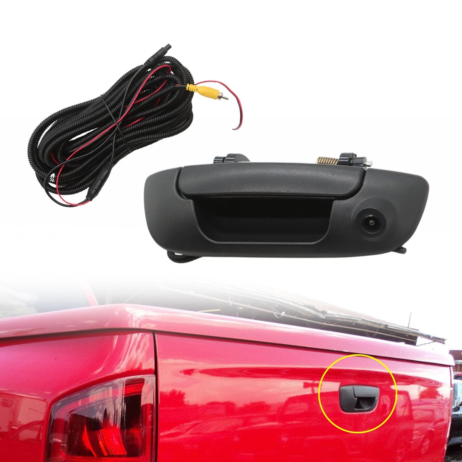 Tailgate Handle with Backup Camera Kit for Dodge Ram (2002–2008)