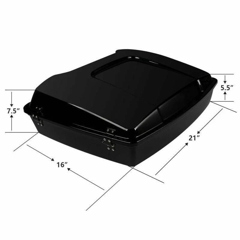 Razor Trunk Backrest Pad Mount Rack for Harley Touring Road King (2009–2013)