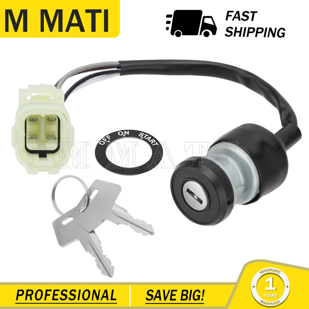 Ignition Key Switch with 2 Keys 27005-Y006 for Kawasaki Mule PRO MX (2019–2024)