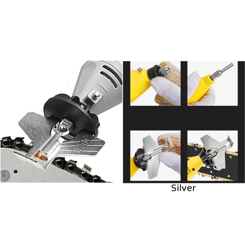 Set of 12 Diamond Chainsaw Sharpening Bits for Grinding and Polishing