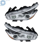 Clear LED Headlights for Nissan Murano (2015-2018) Left + Right Side
