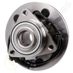 2X 2 Wheel Hub & Bearings + 2 Outer Tie Rods Kit for Dodge Ram 1500 (2009–2010)