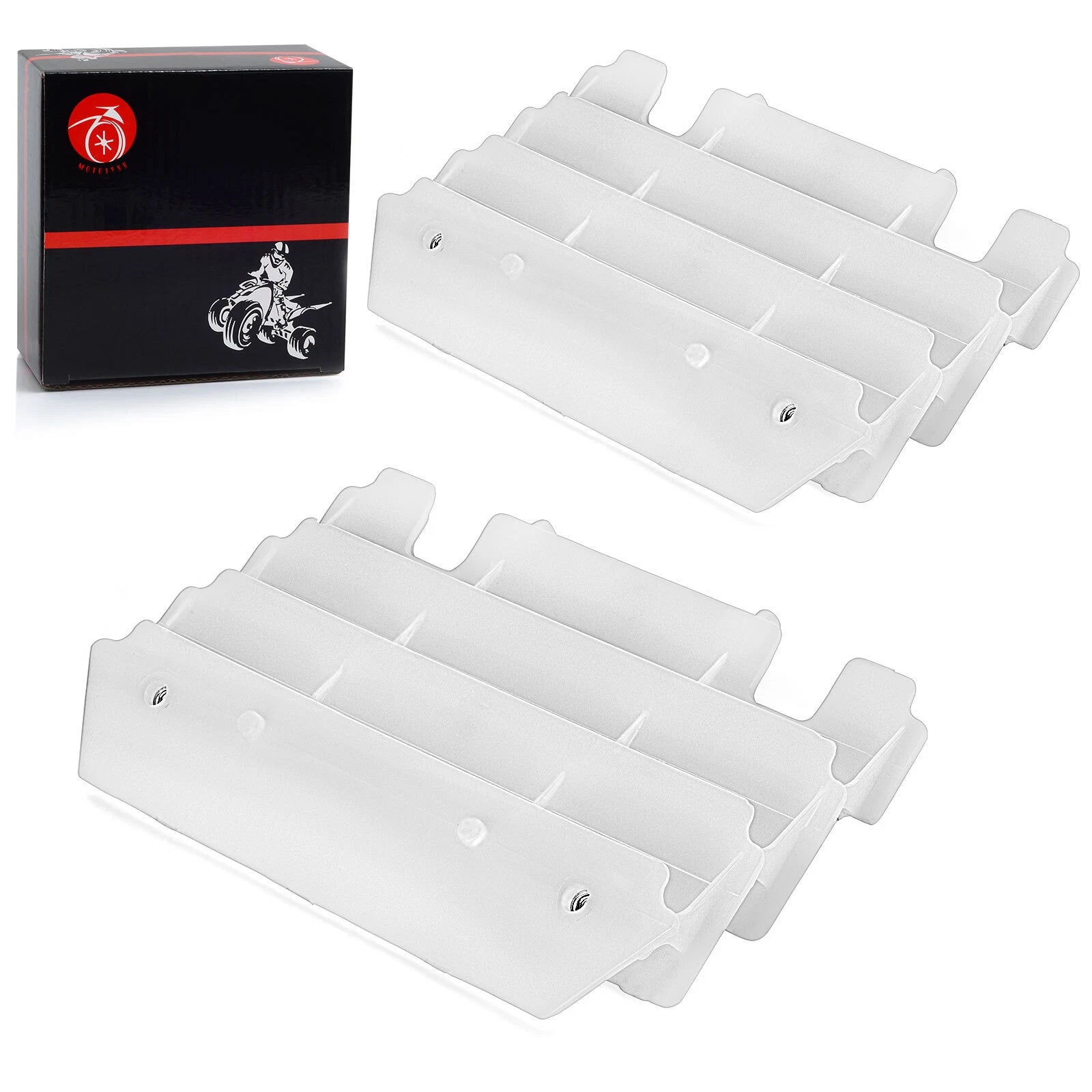 Radiator Guard Shield Louver Vent for Kawasaki KX125 KX250 (1997–2005)