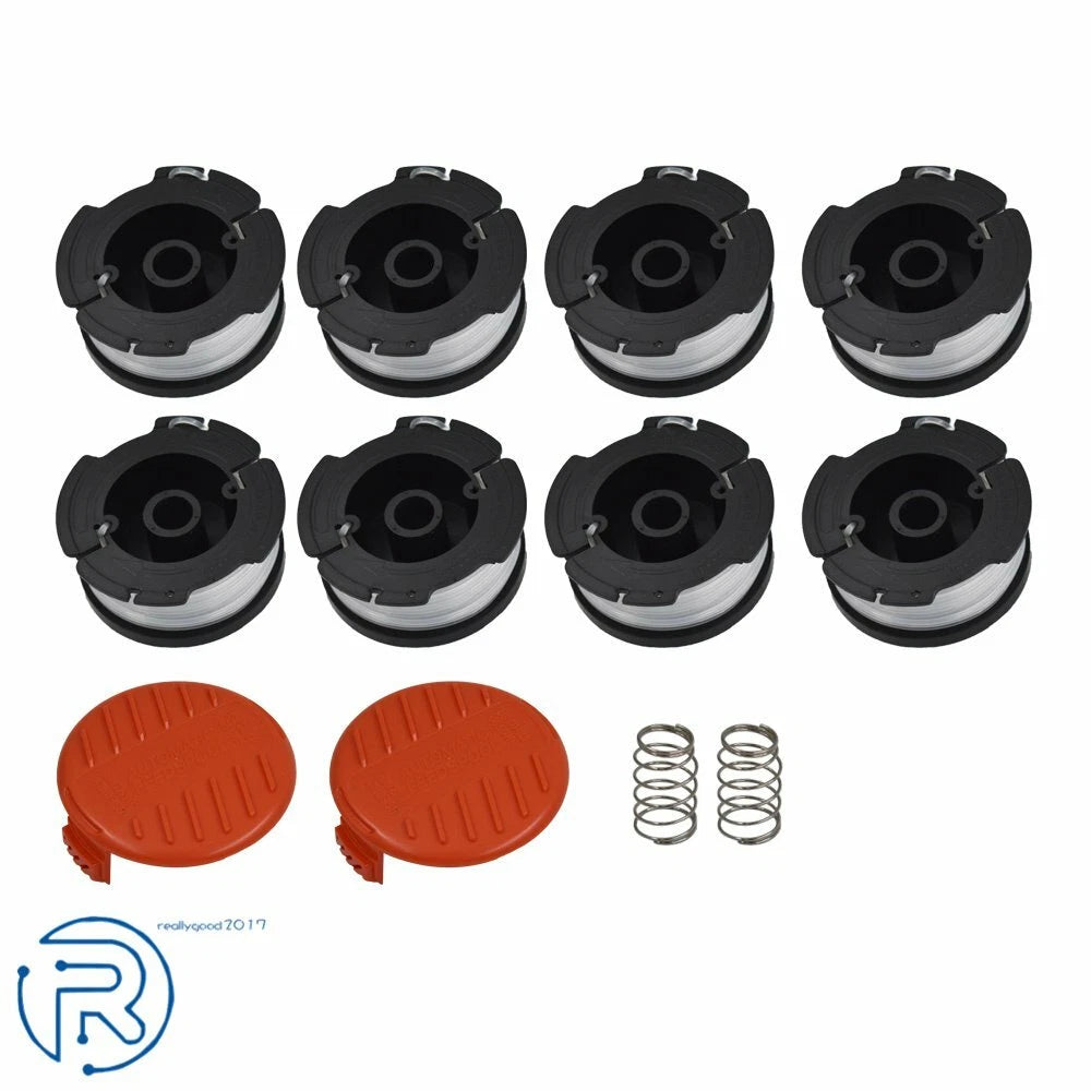 Set of 8 String Trimmer Spools for Black and Decker AF-100 (30ft .065")
