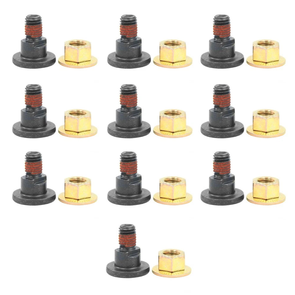 10X Disc Mower Blade Bolt & Nut for Kuhn (Replaces 56115800)