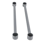 2X Rear Lower LH & RH Bar Brace for Toyota Corolla Levin C-HR (2018–2024)