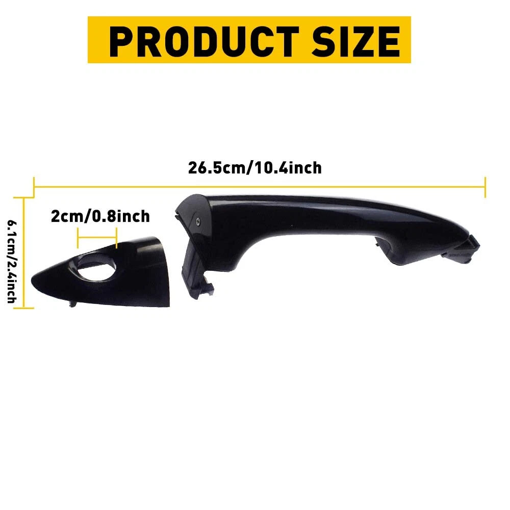 Exterior Door Handle for Hyundai Accent (2012–2016) Front Driver Primed