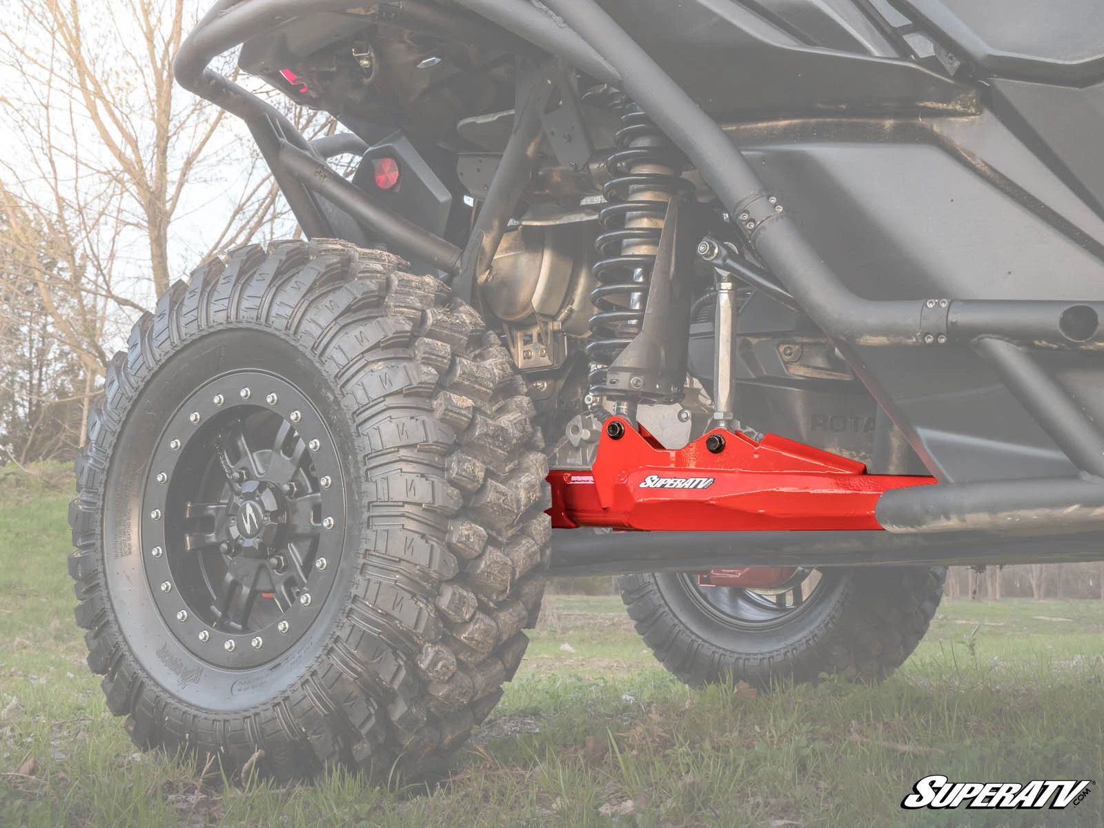 Rear Trailing Arms for Can-Am Maverick X3 (64") - Red