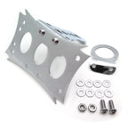 Chrome Horizontal Vertical Zigzag License Plate Bracket for