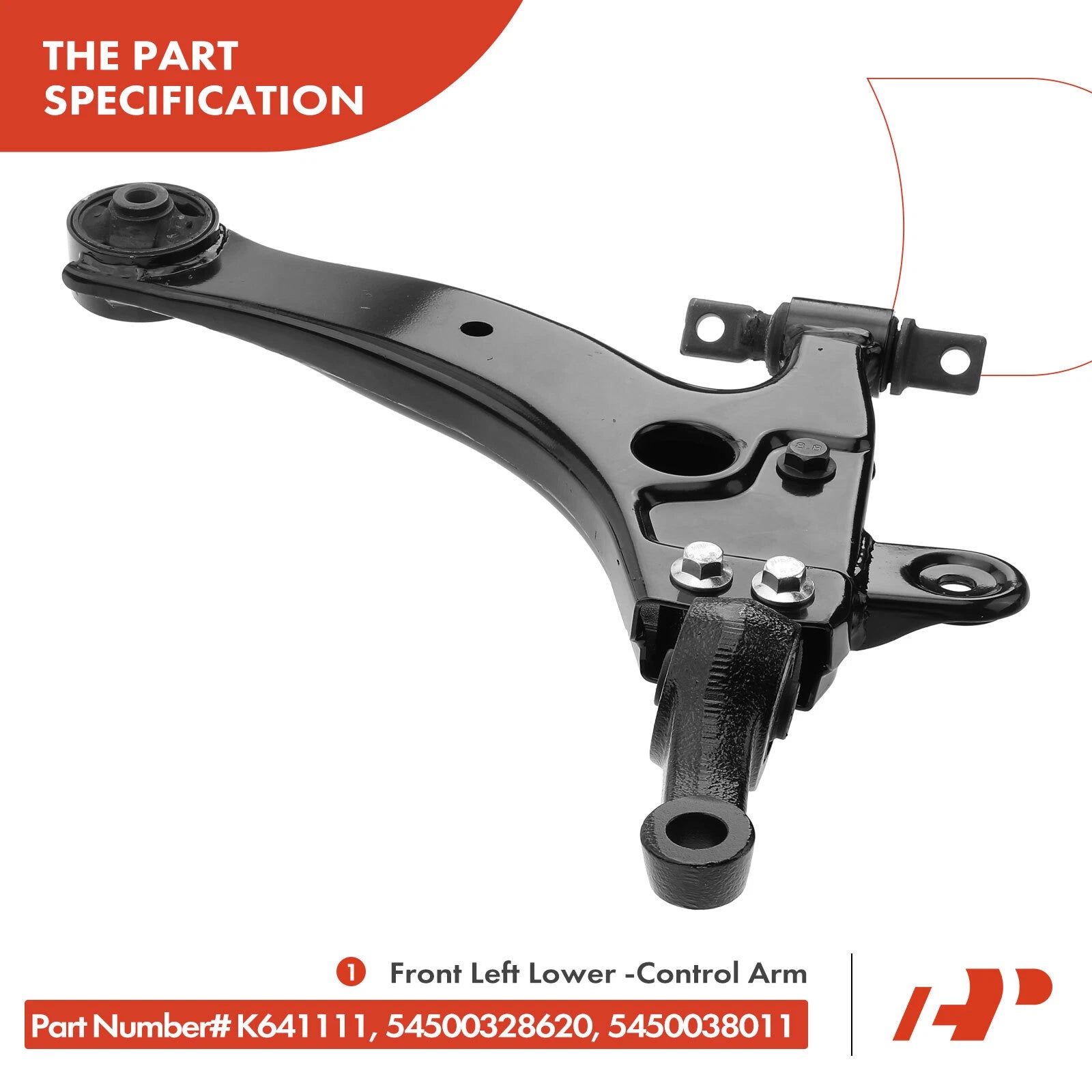 2X Front Control Arm for Hyundai Sonata (2002–2005) Kia Optima (2001–2005)
